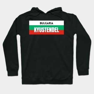 Kyustendel City in Bulgarian Flag Hoodie